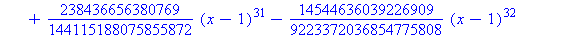 series(1+1/2*(x-1)-1/8*(x-1)^2+1/16*(x-1)^3-5/128*(x-1)^4+7/256*(x-1)^5-21/1024*(x-1)^6+33/2048*(x-1)^7-429/32768*(x-1)^8+715/65536*(x-1)^9-2431/262144*(x-1)^10+4199/524288*(x-1)^11-29393/4194304*(x-1...